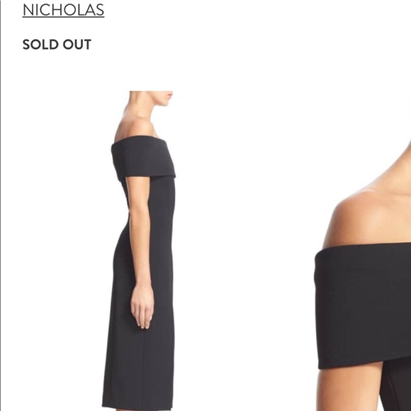 Nicholas Foldover Midi Dress - Picture 4 of 5